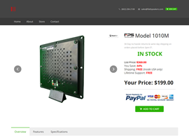 flatt speakers product page screenshot